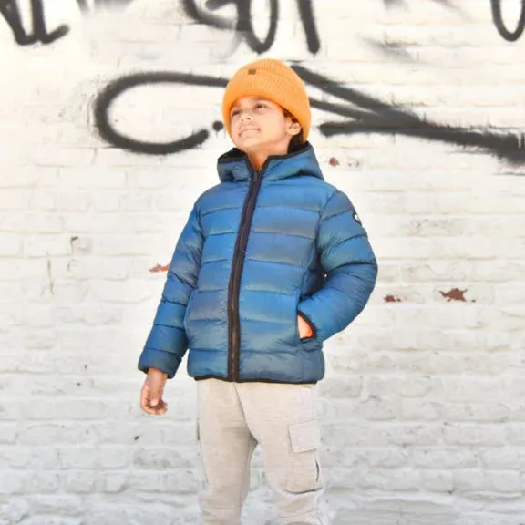 Appaman Boys Reversible Puffer  C5RP  Blue Wave *