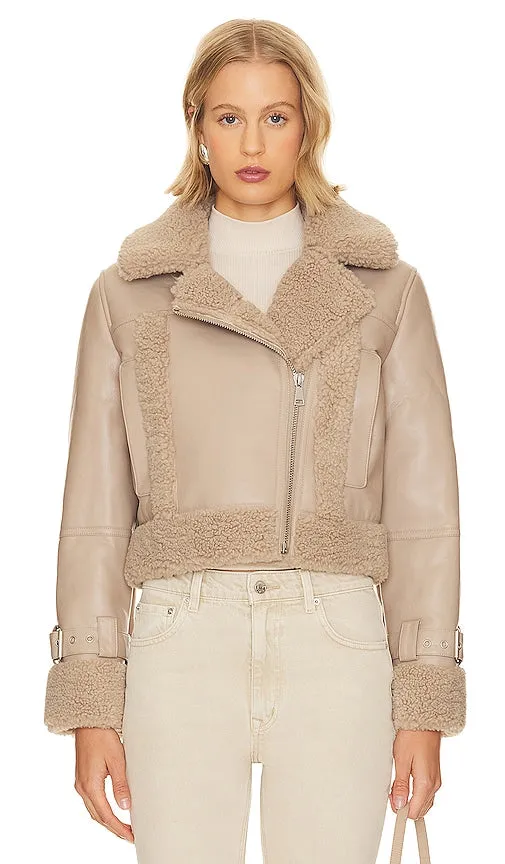 Apparis Jay Jacket in Taupe