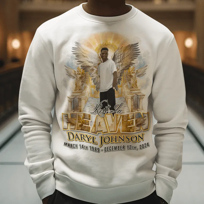 Custom Rest in heaven Angel Memorial T-Shirts and hoodies, funeral t shirts, Memorial Day t shirt, RIP Shirts, Memorial Gift, memorial