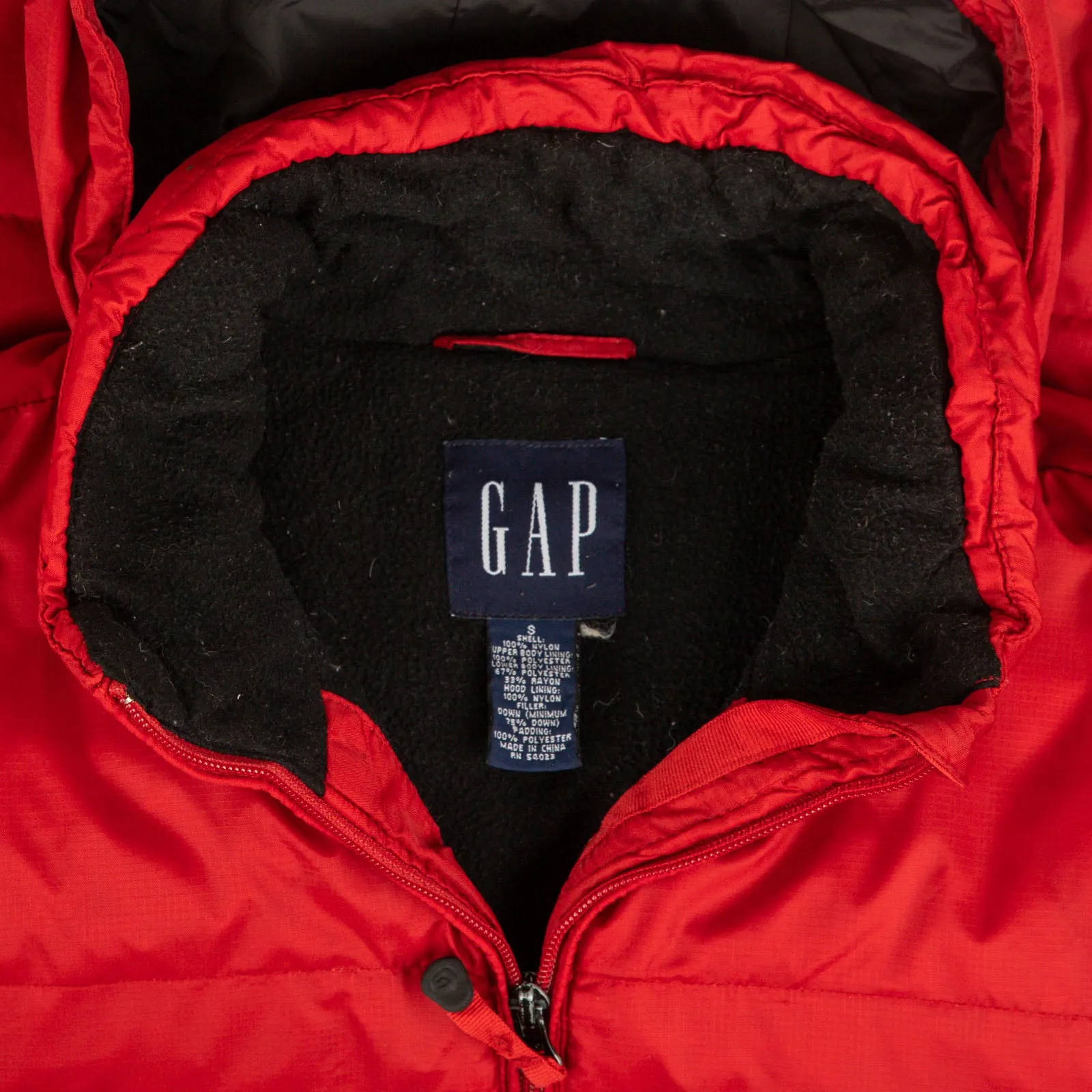 MEN'S VINTAGE 1990S GAP PADDED PUFFER GILET JACKET - SMALL