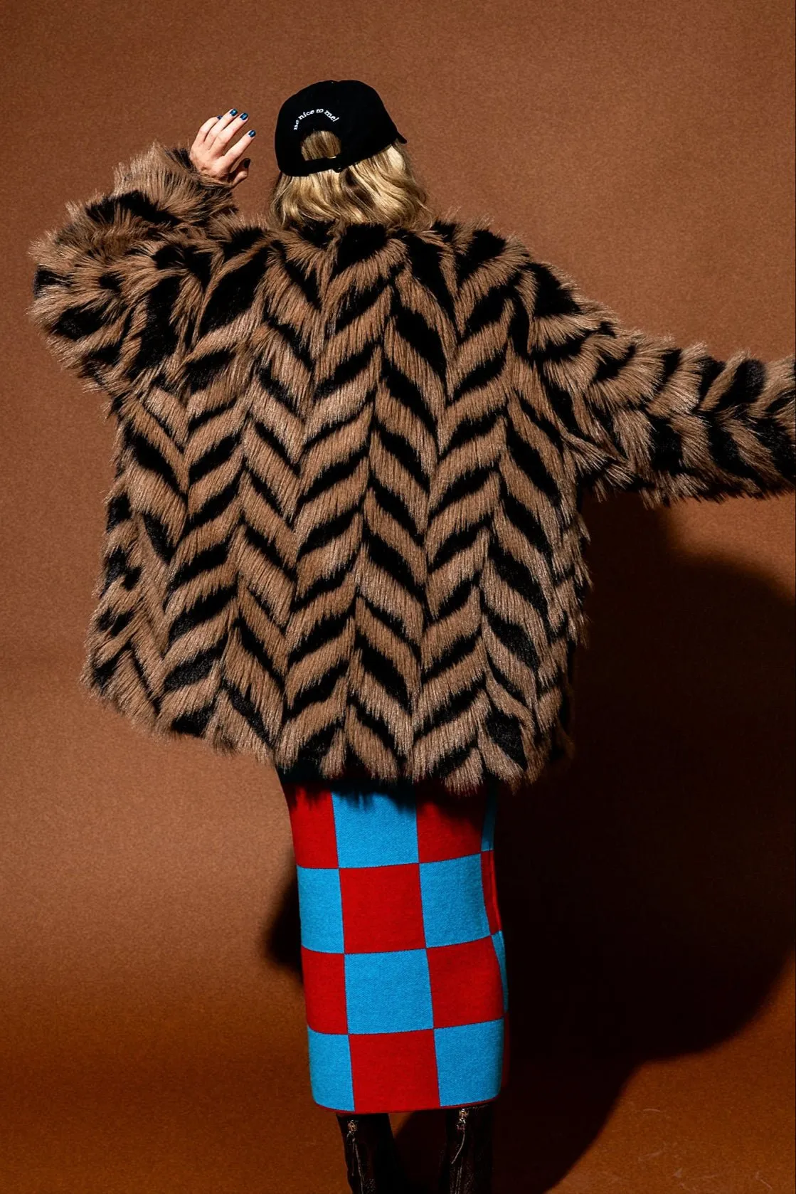 Mob Muse Oversized Faux Fur Coat