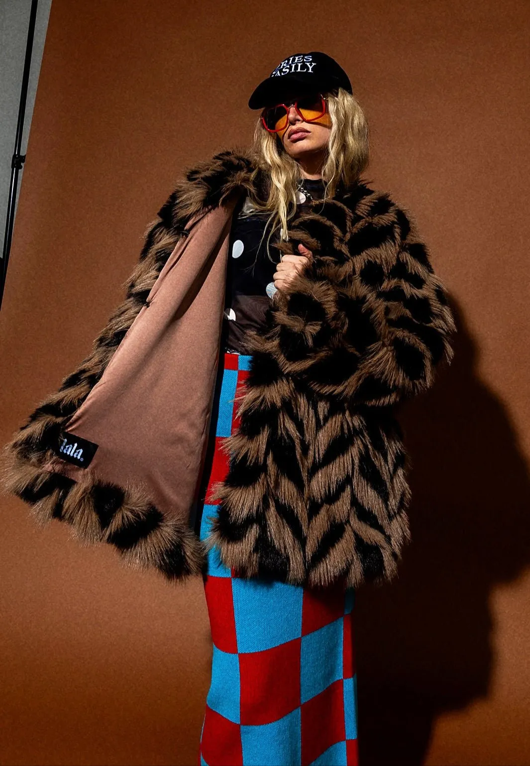 Mob Muse Oversized Faux Fur Coat