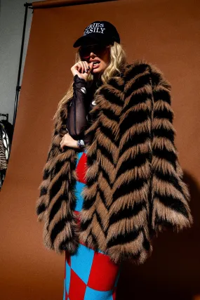 Mob Muse Oversized Faux Fur Coat