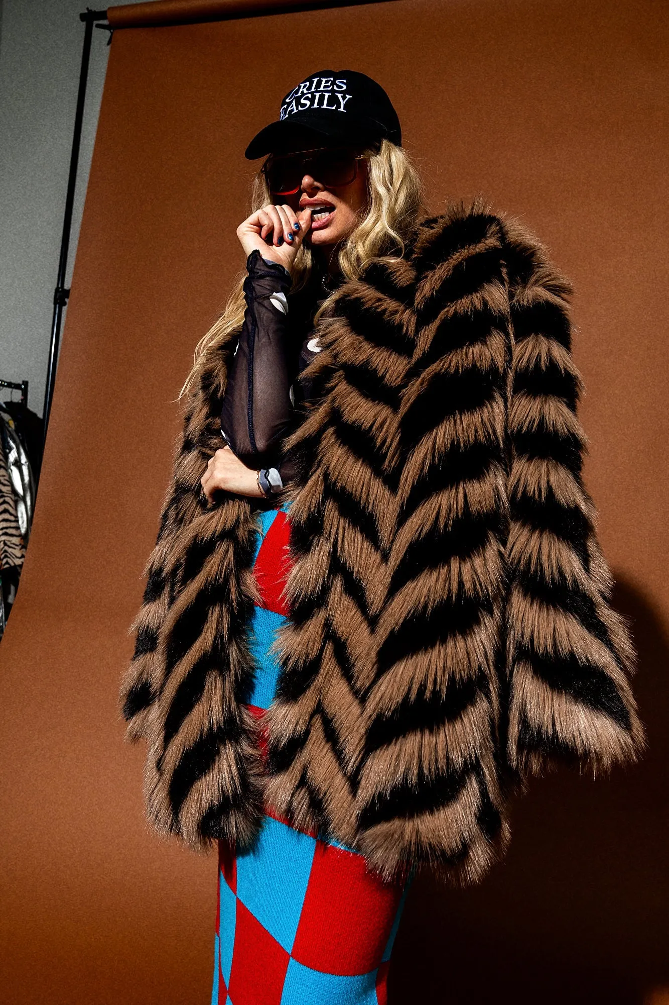 Mob Muse Oversized Faux Fur Coat