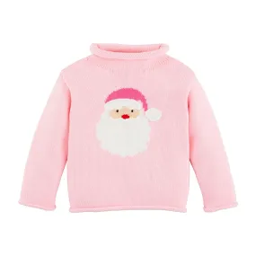 MUD Pink Santa Roll Neck Sweater