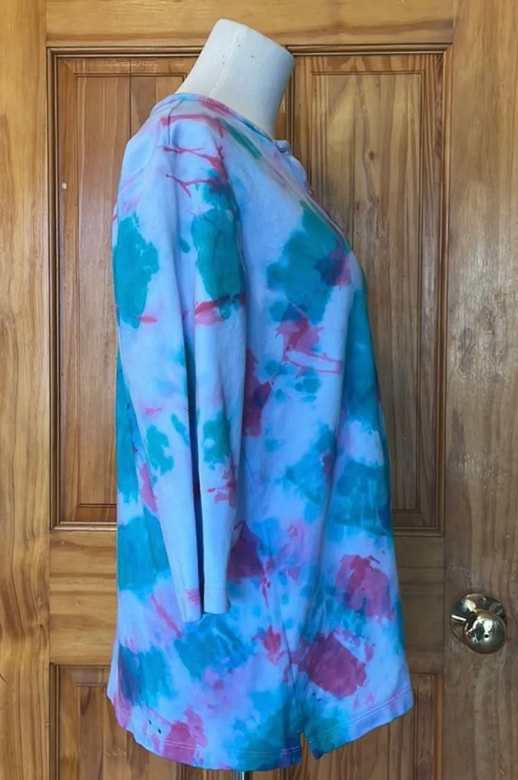 Petite XL Tye dye tunic t-shirt
