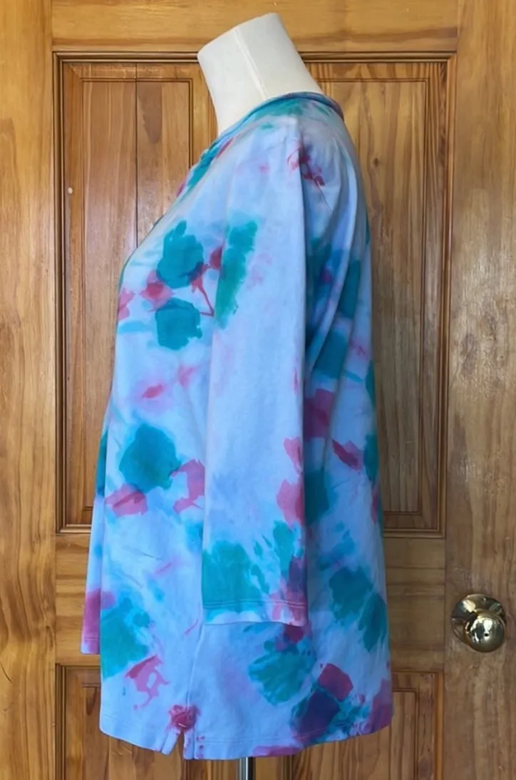 Petite XL Tye dye tunic t-shirt