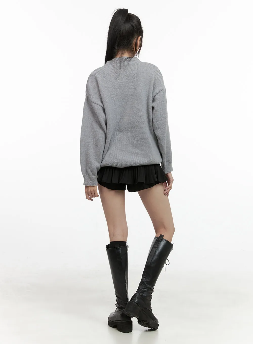 Pleated Bliss Mini Skirt Pants OO401