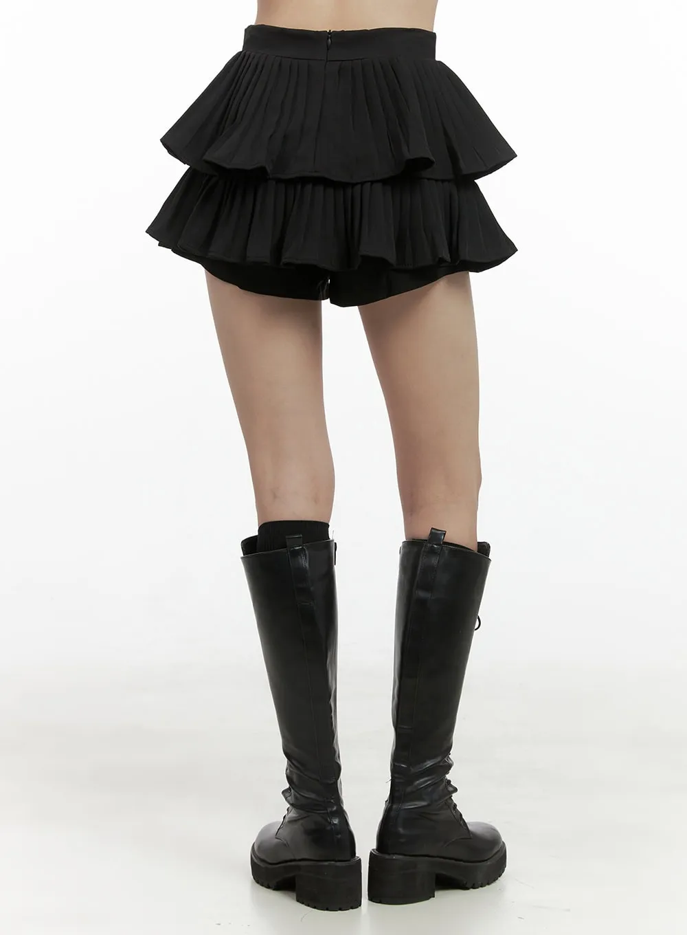 Pleated Bliss Mini Skirt Pants OO401