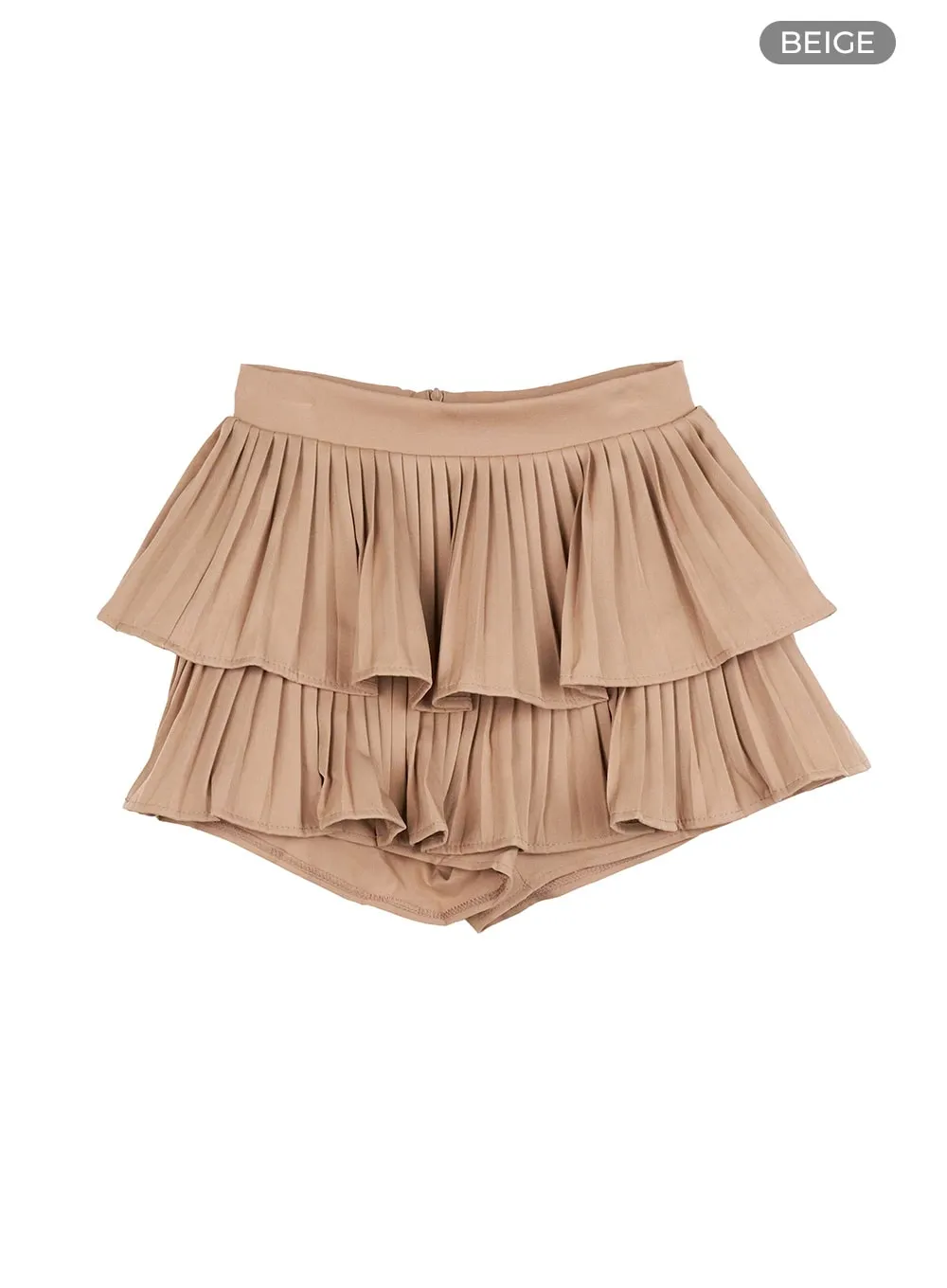 Pleated Bliss Mini Skirt Pants OO401