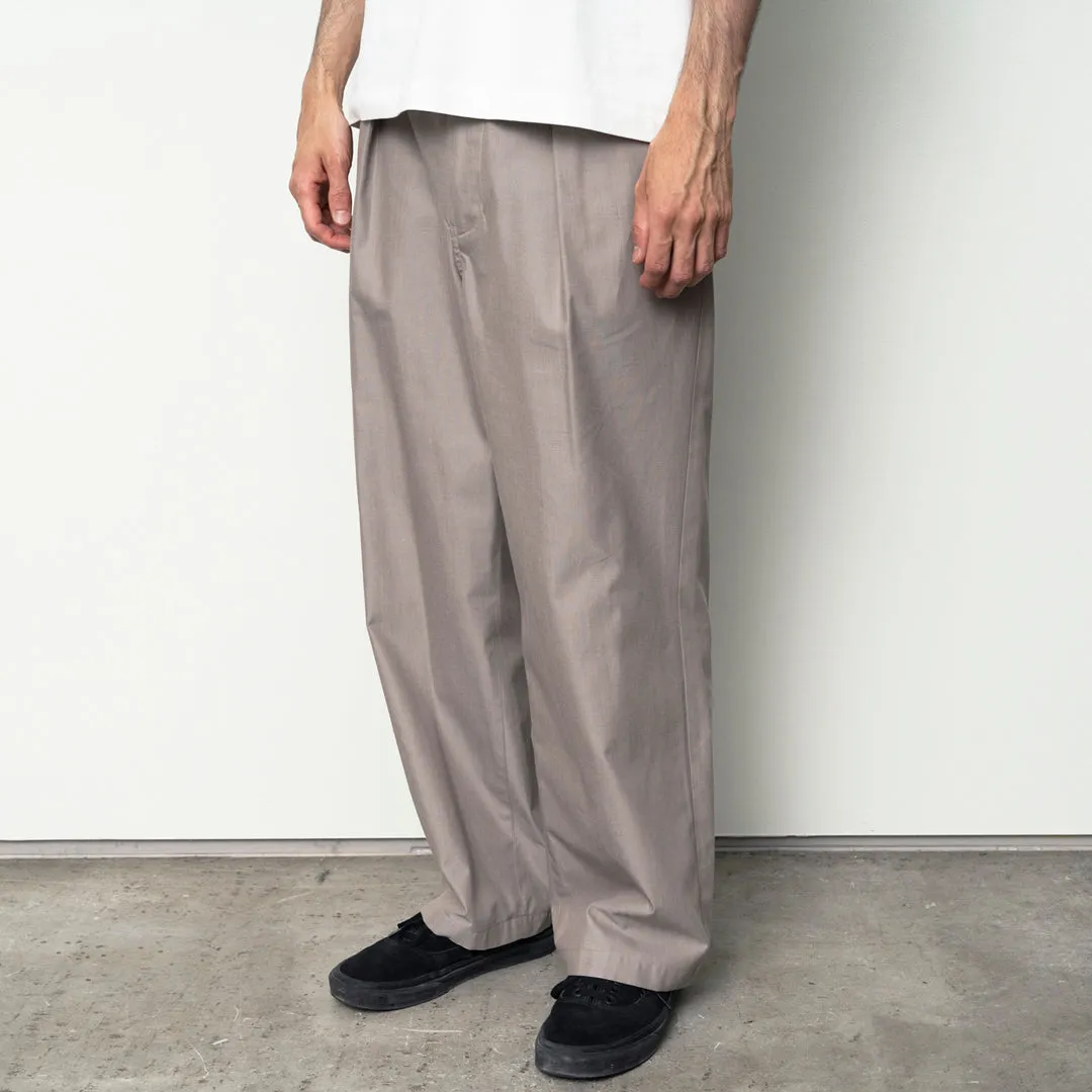 PT08251 CUPRO MIXED STRAIGHT PANTS