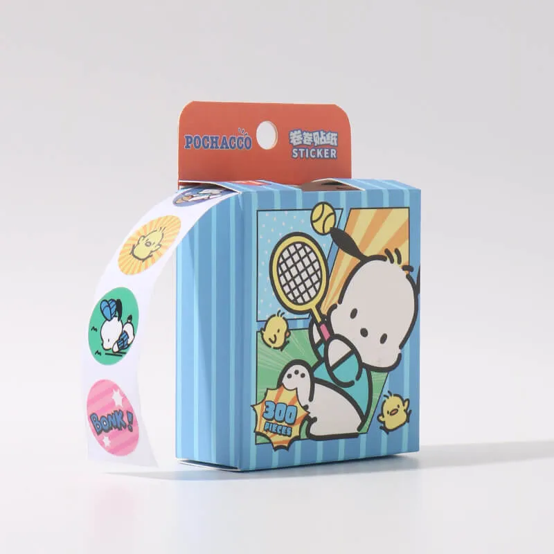 Sanrio Sticker Box Roll 300 Pieces