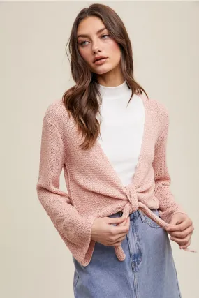 Self-Tie Cardigan