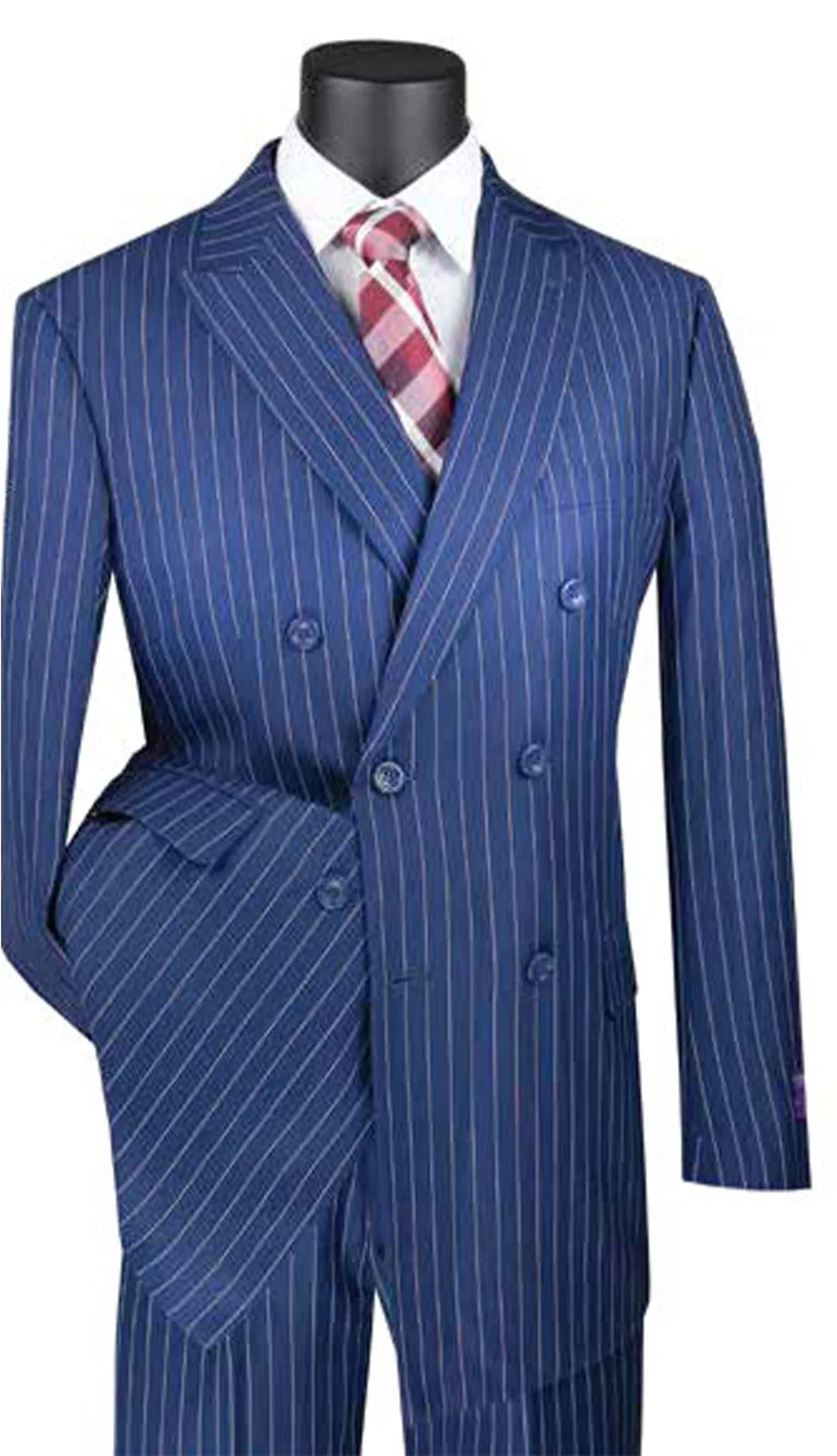 Vinci  DSS-4-BLU Mens Suit