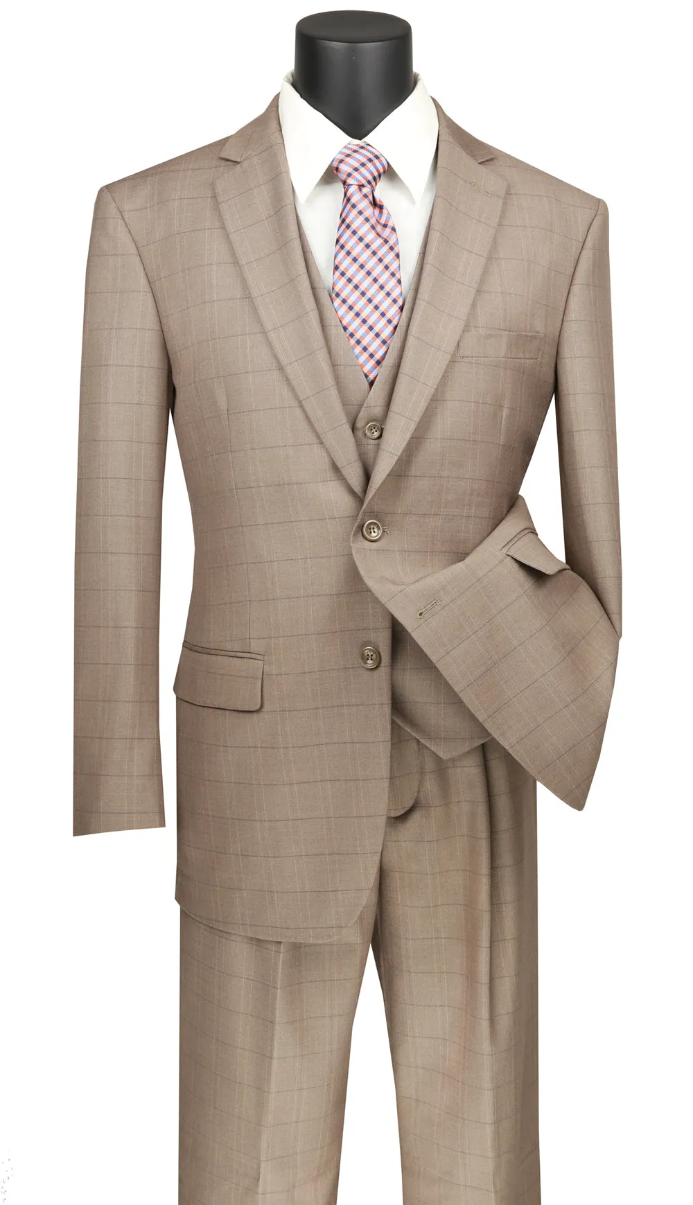 Vinci V2RW-15-TA Mens Suit