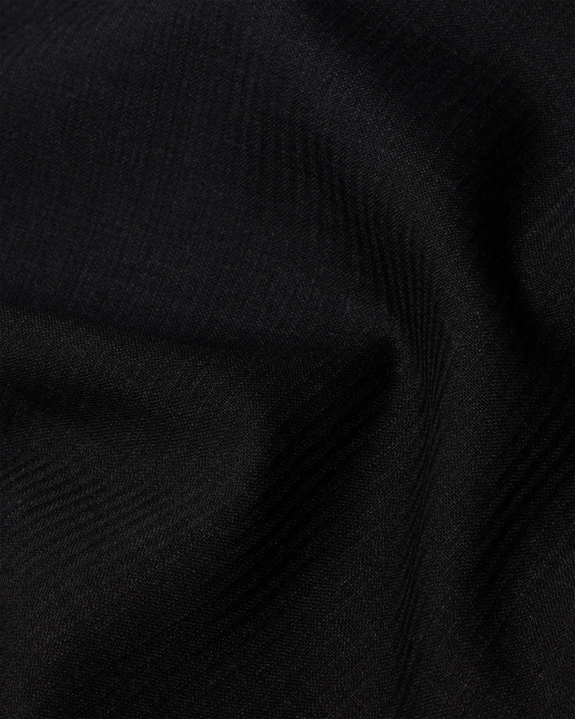 Wide Pleated Pant - Black